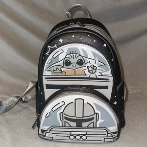 The Mandalorian & Grogu Loungefly Backpack (GLOWIN THE DARK)-BRAND NEW WITH TAGS